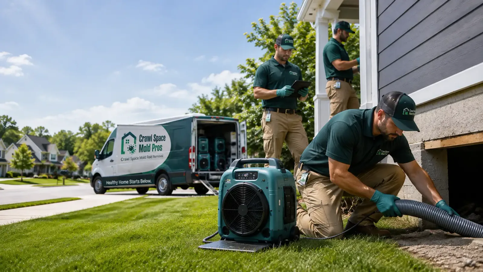 Crawl Space Mold Removal in Bryant, AR